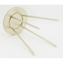 Okrągły stolik do kawy w złotym metalu Ø 30 h 50 cm