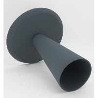 Niebieski barwiony okrągły stół okrągły Ø 45 H 51 cm