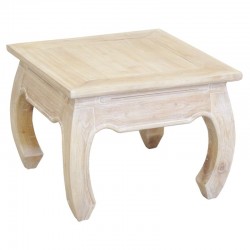 Opium vierkante houten salontafel 60 x 60 x 45 cm