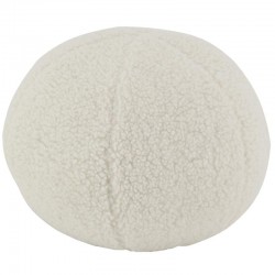 Pouf rond en bouclette ø 35 cm