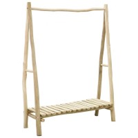 Garderobe coat rack i naturlige teak grene møbler opbevaringsrum plads