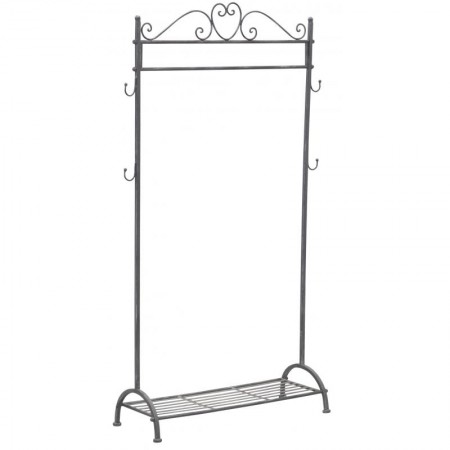 Bärande Grå Metall Coat Rack Modular Solid Entré Garderob