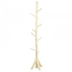 Porte-Manteaux sur Pied en Branche de Teck Massif Patère Design Naturel & Bois Flotté Chic