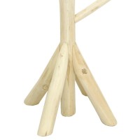 Coat racks on foot in solid teak branch Natural design and chic float design