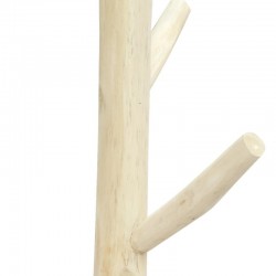 Frakkstativ til fots i solid teakgren Naturlig design og elegant floatdesign