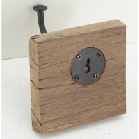 Genbrugt trækrog 1 Hook Metal Coat Rustic Wall Grade Ecolo