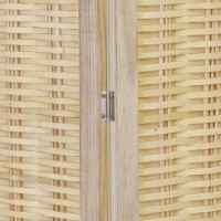 Paravent 3 panneaux en bois laqué