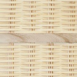 Paravent 3 panneaux en bois laqué