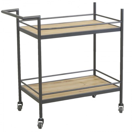 Wald- und Metallrollenservice | Küchenwagen 2 Natürliche Kiefernschalen