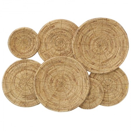 Duże tarcze dekoracji ściennych w Jacinthe 130 x 87 cm