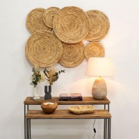 Duże tarcze dekoracji ściennych w Jacinthe 130 x 87 cm