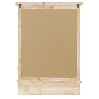 Houten vensterspiegel met 1 plank + 2 laden