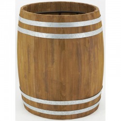 Vintage wooden barrel display rustic boutique shop authentic style