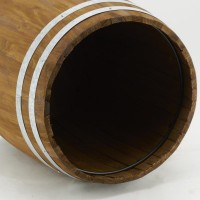 Opbergdisplay - Verouderd houten vat