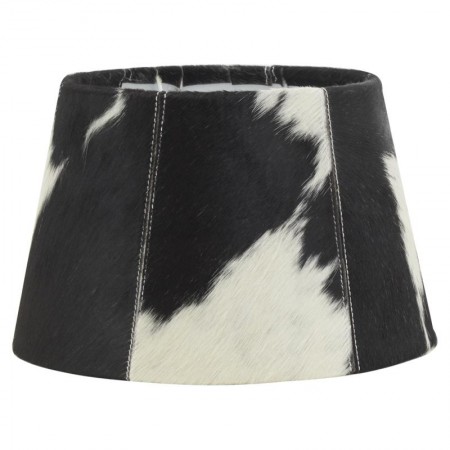 Pantalla de cuero negro para lámpara: estilo de montaña de diseño de luminaria, chic y chalet rústico
