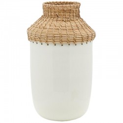 Natrliche Bambusvase - Lackierte Bambusvase - Lackierte Bambusvase