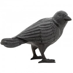 Pájaro cuervo de hierro fundido - Decoración de jardín