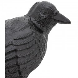 Pájaro cuervo de hierro fundido - Decoración de jardín
