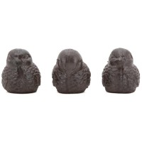 Vögel aus Gusseisen - Gartendekoration