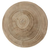Natürlicher Paulownia Holzholzhocker - Sofa-End-Design & Minimalistische geschnitzte Weichspüler-Tabelle