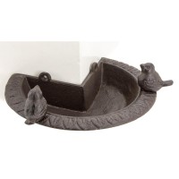 Mangeoire d'angle pour oiseaux, en fonte