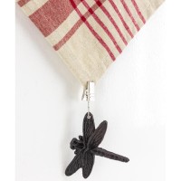 Lot de 4 poids de nappe libellule en fonte