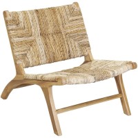 Teak-nojatuoli istuu ja asiakirja-aineisto Banana Barkissa