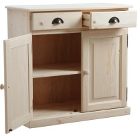 gross 2 doors 2 drawers Natural storage cabinet Dining room Kitchen