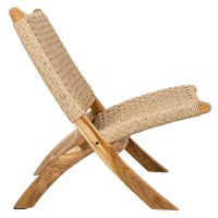 Fauteuil pliant en bois de teck