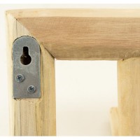 Teck padrão de madeira 7 ganchos