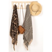 Drewniany hak z drewna tekowego 7