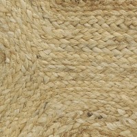 Tapis de sol en jute forme os pour gamelle animal chien chat