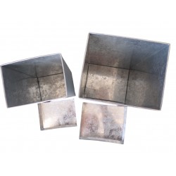 ocynkowana kuchnia metalowa, przechowywanie żywności pudełko kuchenna dekoracja rustykalna