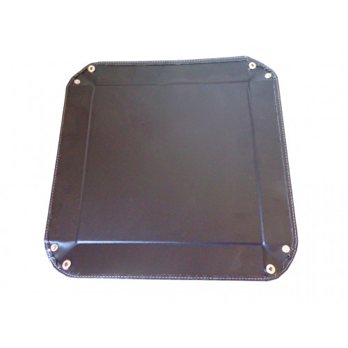 Flash Croco Leder Croco Basket Black Croco Faltbare E-Mail-Tablett-Design
