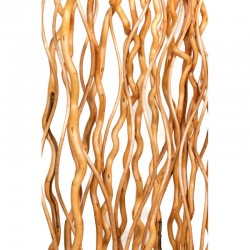 Ekran separatora części dekoracyjnej na drewnianej bazie + 52 łowców wikliny