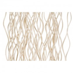 Ekran separatora części dekoracyjnej na drewnianej bazie + 52 łowców wikliny