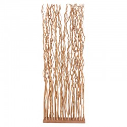 Piece separator decoration on wooden base + 45 wicker rods