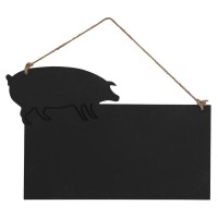 Tableau noir murale Cochon