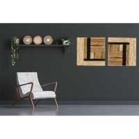 Abaca rep abstrakt vägg dekoration bord