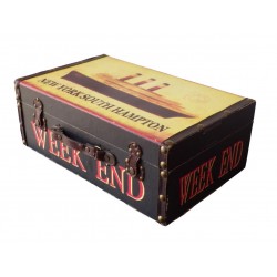 Vintage 1940 velha mala de...
