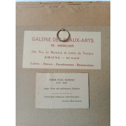 Estampe Portræt Ung kvinde med Cross - Peter - Peter Paul Rubens (1577-1640)