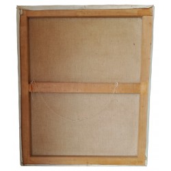 Maalaus maalaus muotokuva öljy kankaalle "La meijeri" mukaan Johannes Vermeer (1632-1675)