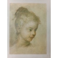 Print Portrait of Girl - Rosalba Carriera (1675-1757)