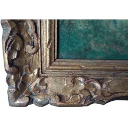 Olej stołowy na płótnie sceny jeźdźcy polowanie na koniach po Eugène Péchaubès Złota drewniana rama Złoty liść