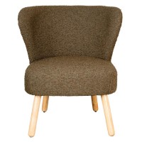 Green Lock Wool Living Room Chair | Comfortable and mellow design armchair for modern interior