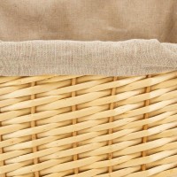 Espositore da parete in wicker