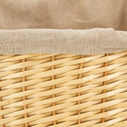 Espositore da parete in wicker