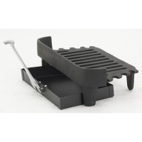 Siatka kominkowa z tacą do odzyskiwania żeliwnej