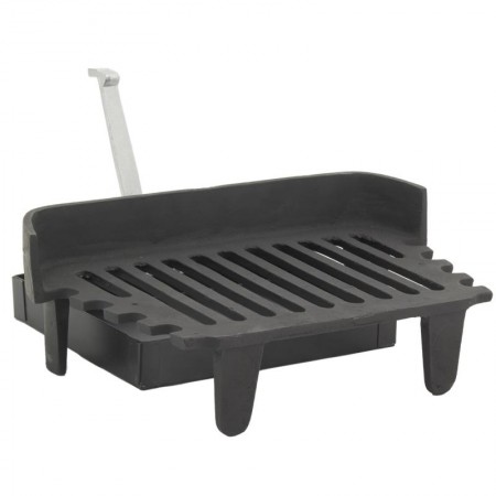 Siatka kominkowa z tacą do odzyskiwania żeliwnej