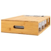 Planche à découper en bambou avec râpe et tiroirs